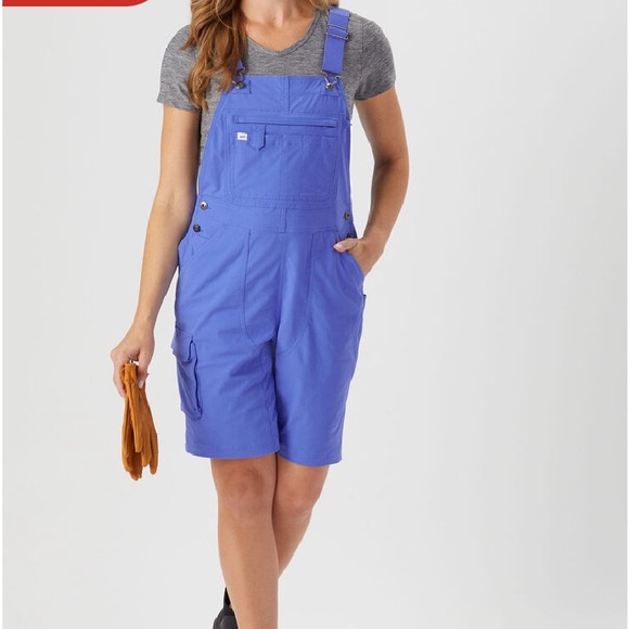 Duluth Trading Company Bib Shortalls Size Large - Picture 15 of 16